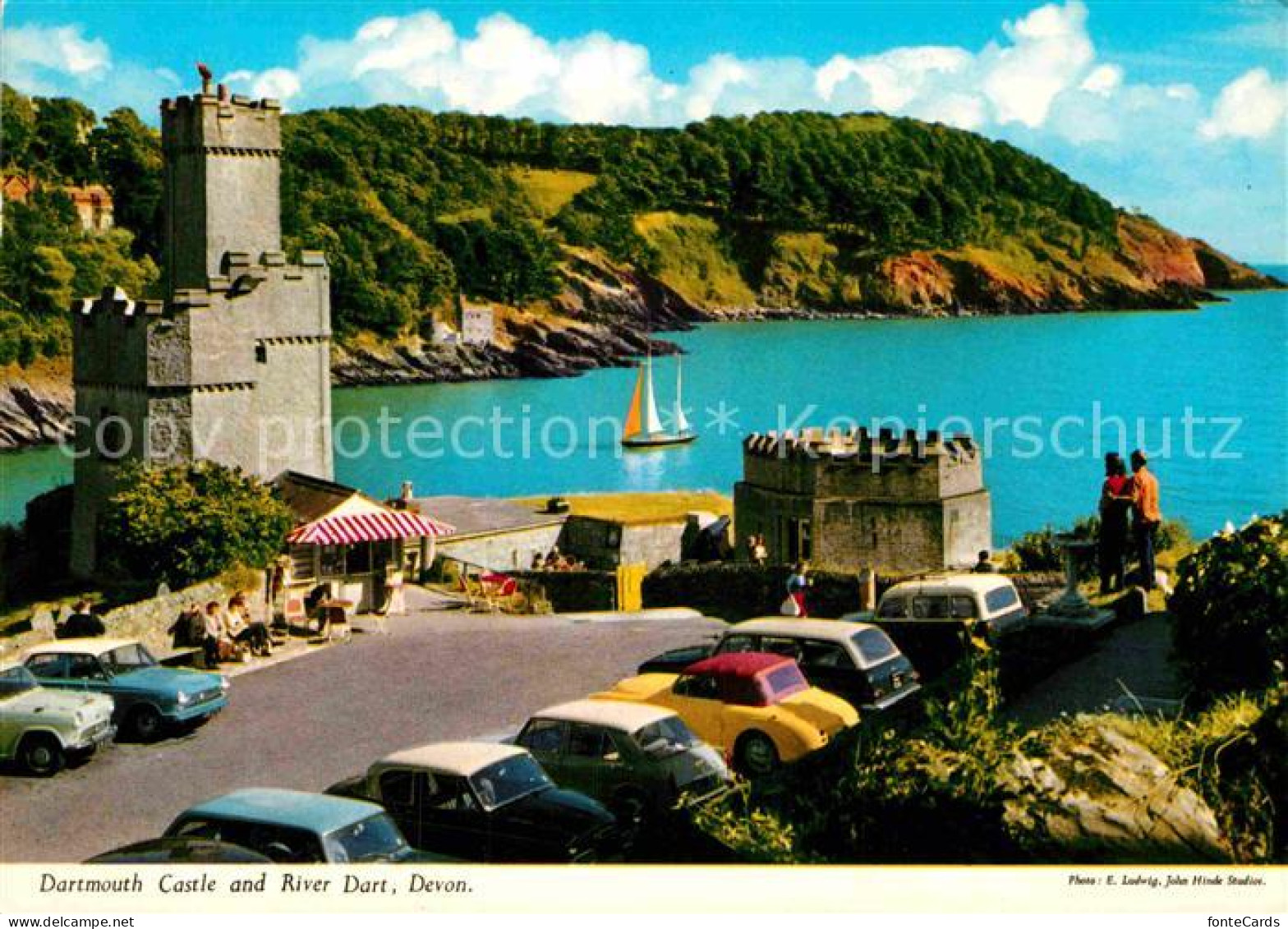 72852870 Dartmouth Devon Castle And River Dart Dartmouth Devon - Andere & Zonder Classificatie