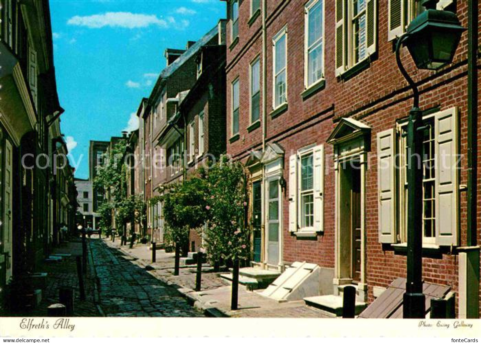 72852018 Philadelphia Pennsylvania Elfreths Alley  Philadelphia Pennsylvania - Andere & Zonder Classificatie