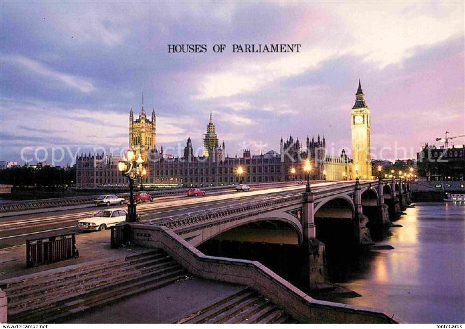 72850854 London Houses Of Parliament Bridge Thames - Sonstige & Ohne Zuordnung