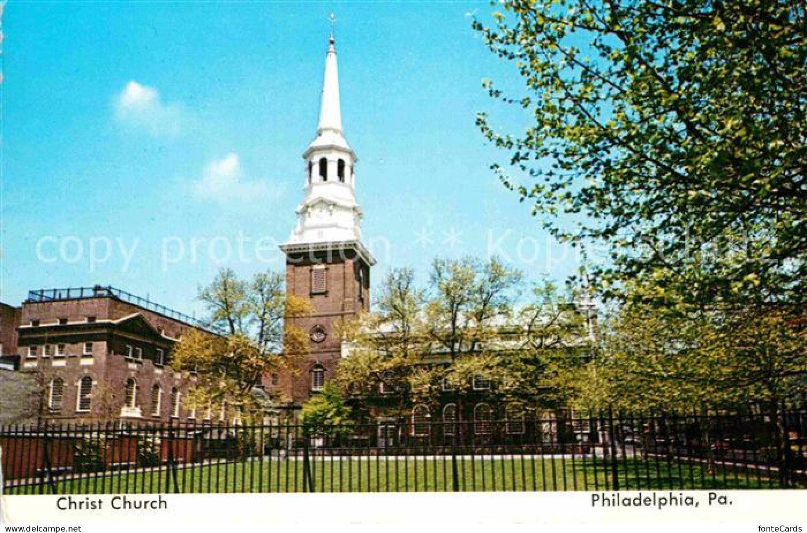 72848289 Philadelphia Pennsylvania Christ Church  Philadelphia Pennsylvania - Andere & Zonder Classificatie