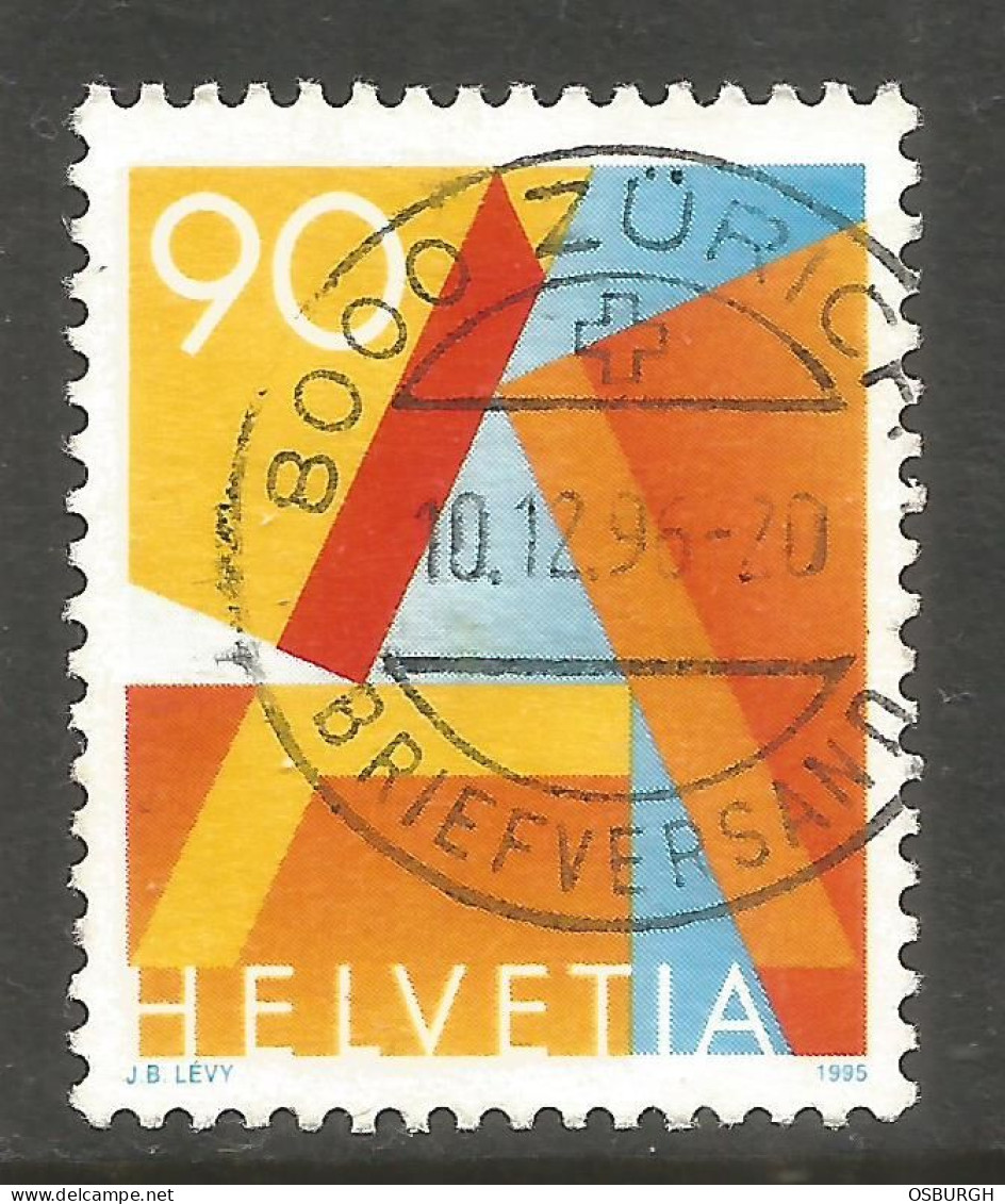 SWITZERLAND. 1995. 90c A USED. - Gebraucht