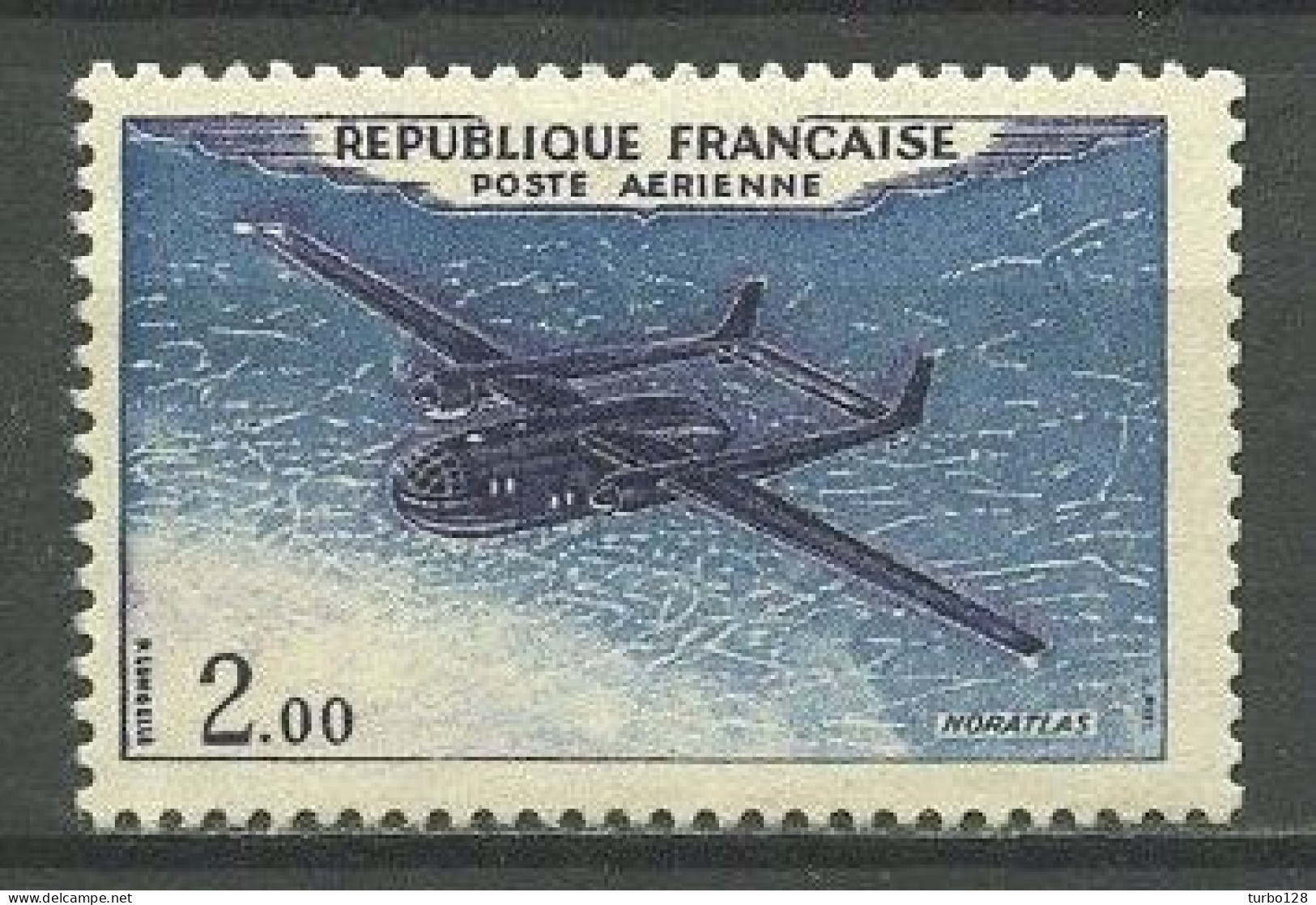 FRANCE 1960 PA N° 38 ** Neuf MNH Superbe C 2 € Prototypes Noratlas Transports - 1960-.... Mint/hinged