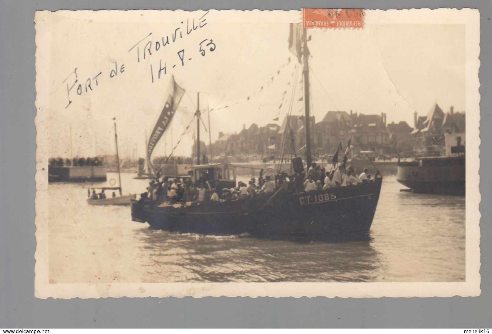 CP - 14 - Trouville - Le Port - Carte Photo - Trouville