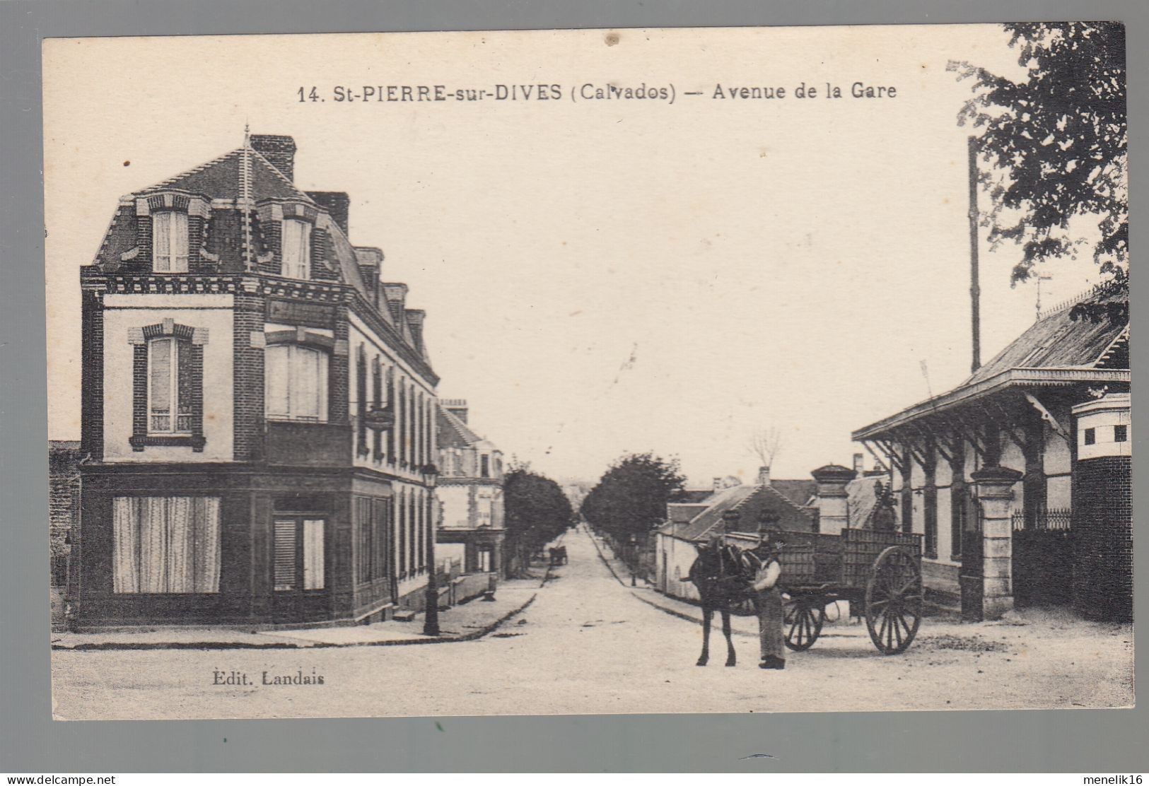 CP - 14 - Saint-Pierre-sur-Dives - Avenue De La Gare - Other & Unclassified