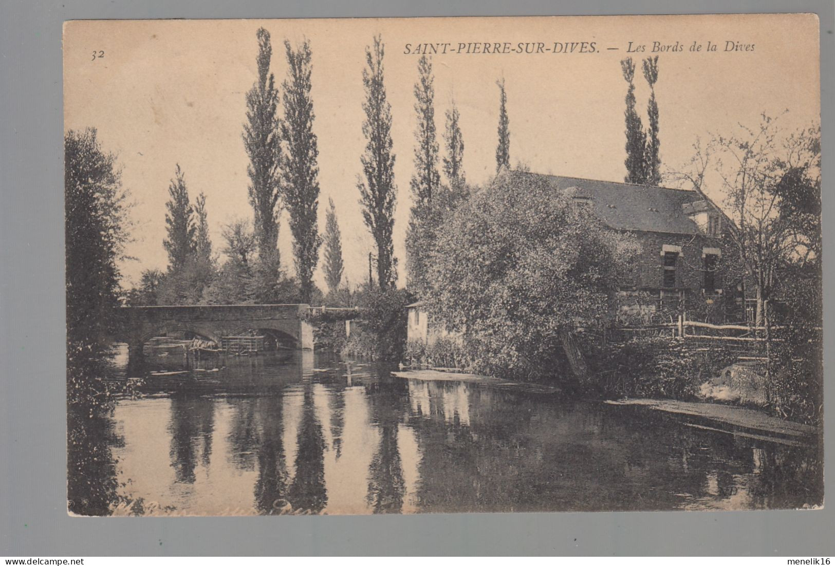 CP - 14 - Saint-Pierre-sur-Dives - Bords De La Dives - Autres & Non Classés