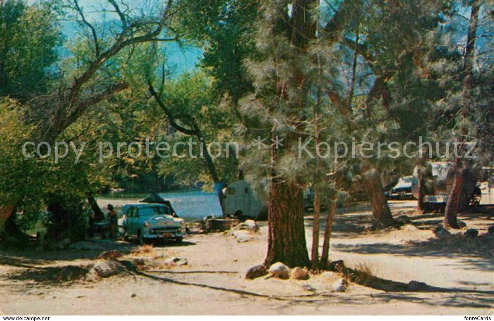 72843514 Los_Angeles_California Public Camp Grounds On The Kern River - Other & Unclassified