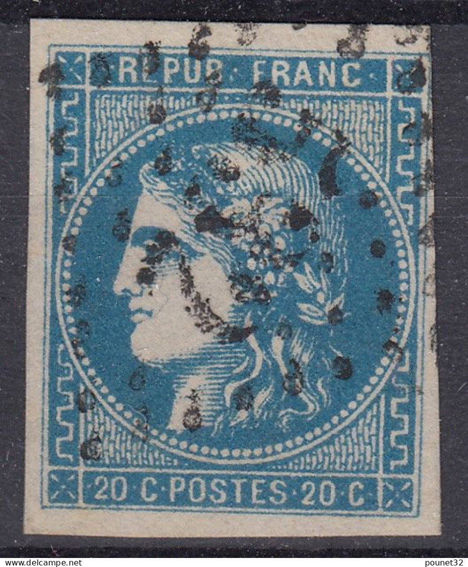 TIMBRE FRANCE BORDEAUX N° 46B OBLITERATION GC 532 - MARGES INTACTES - 1870 Bordeaux Printing