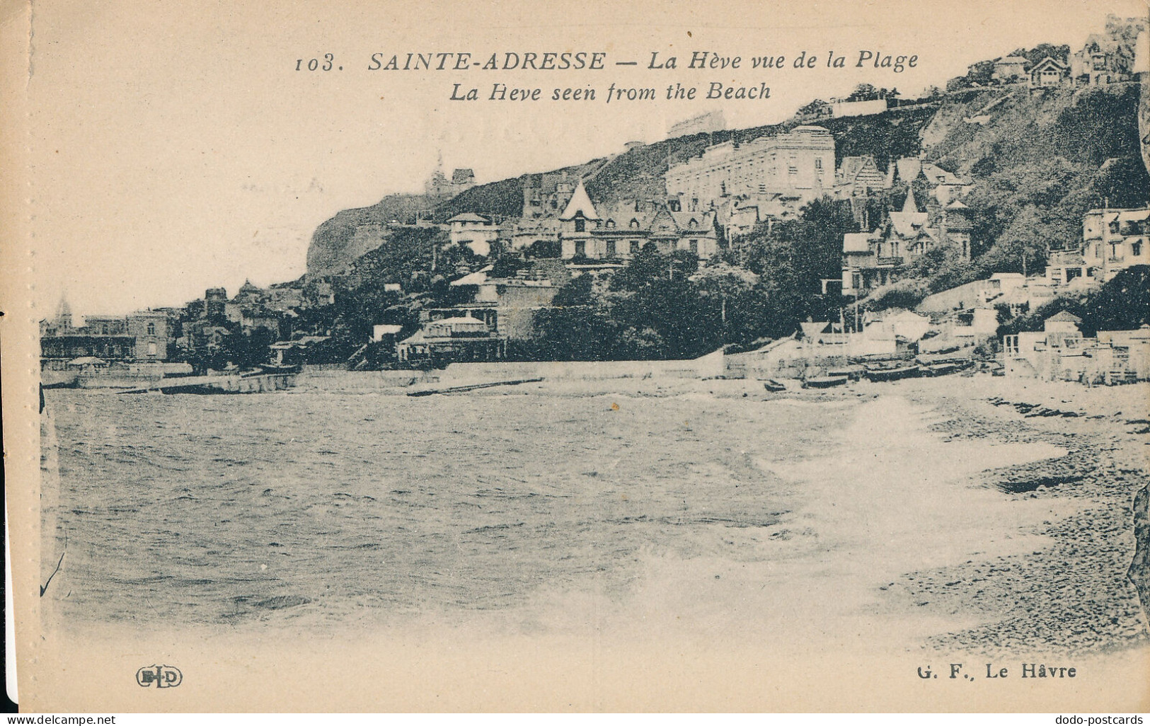 PC33498 Sainte Adresse. La Heve Seen From The Beach - Monde