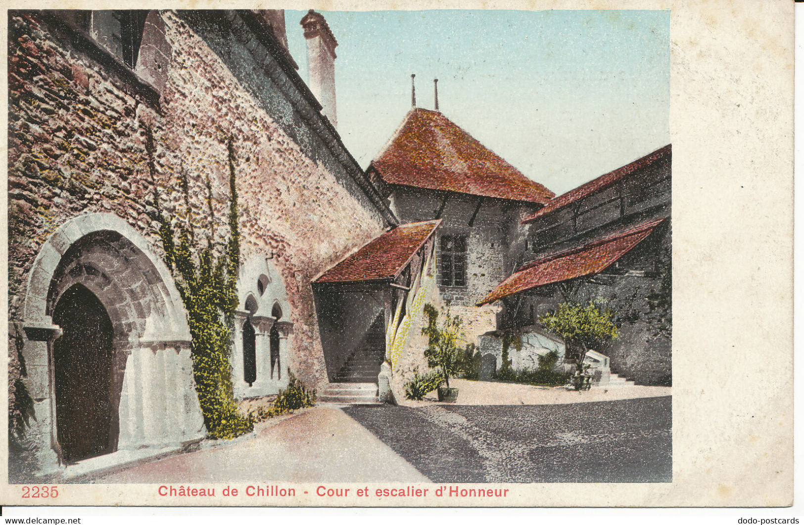 PC33642 Chateau De Chillon. Cour Et Escalier D Honneur. No 2235 - Monde