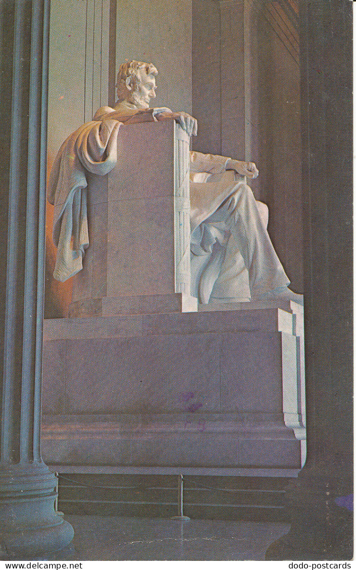 PC34175 Lincoln Statue. Lincoln Memorial. Washington. D. C. Capsco. 1977 - World
