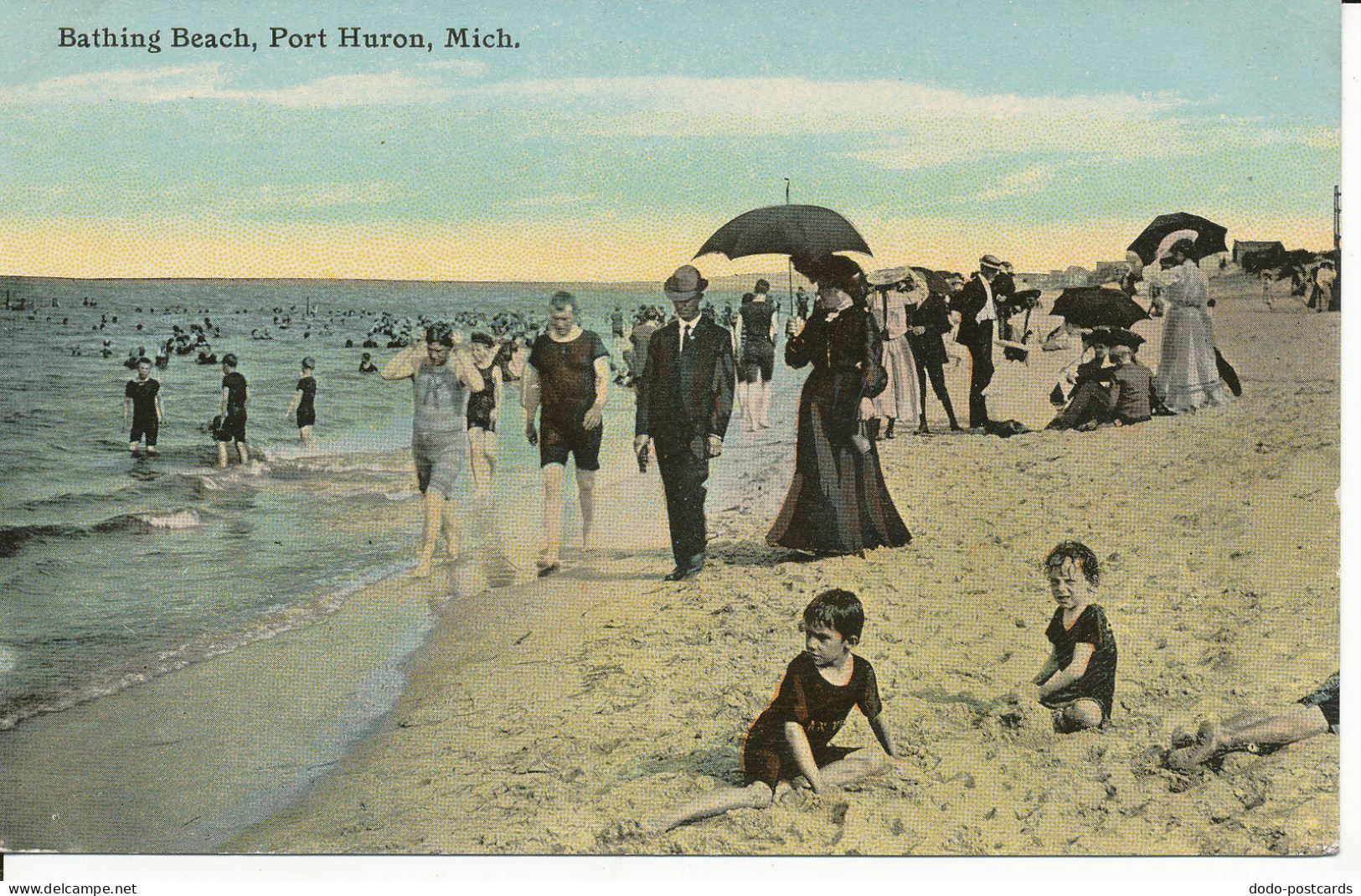 PC33627 Bathing Beach. Port Huron. Mich. F. M. Kirby - Monde