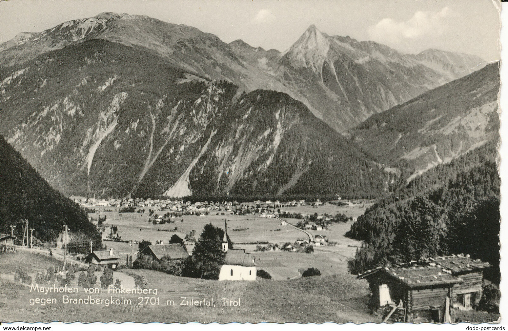 PC32104 Mayrhofen Vom Finkenberg Gegen Brandbergkolm 2701 M Zillertal. Tirol. Sc - Monde