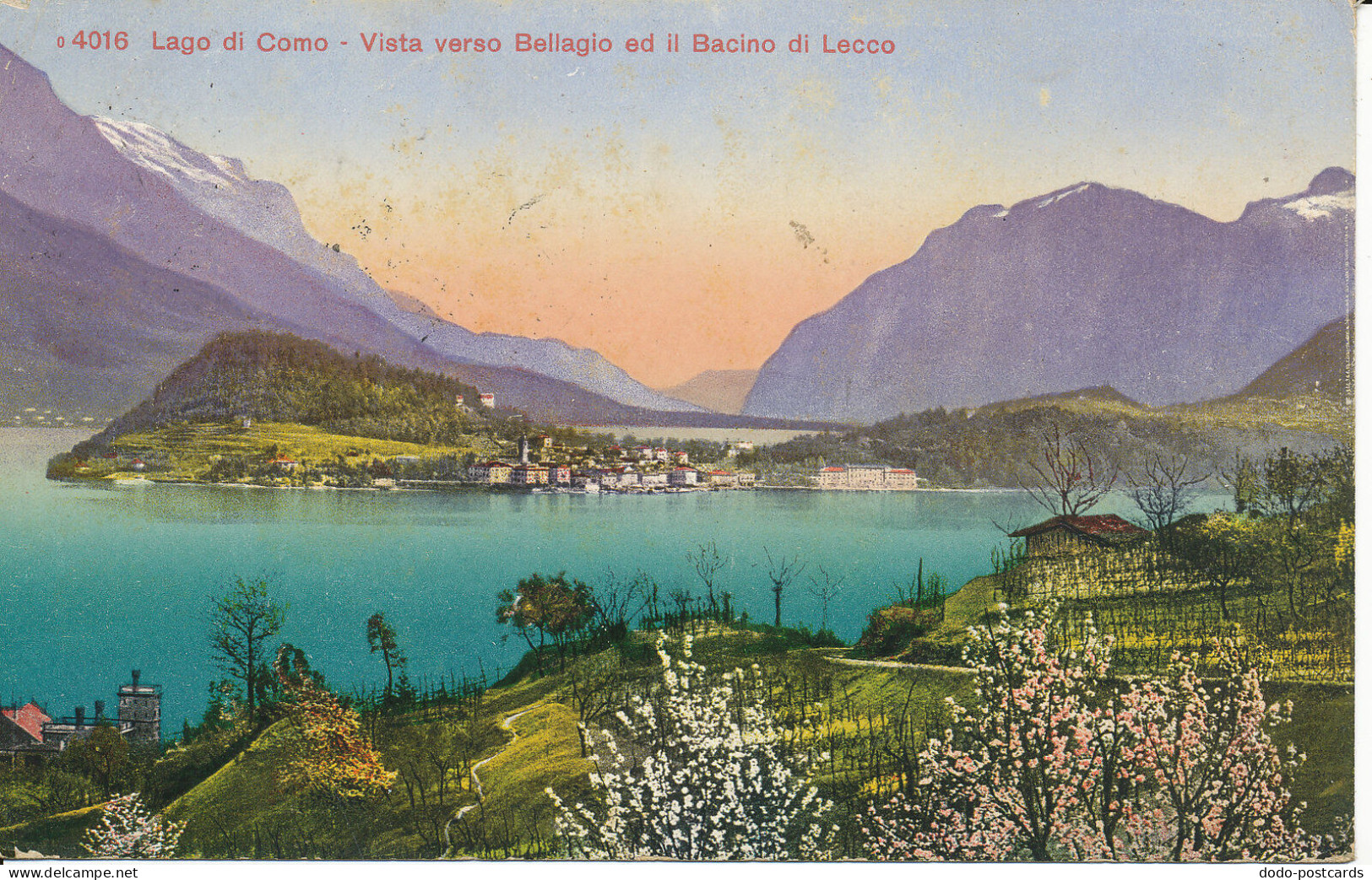 PC34006 Lago Di Como. Vista Verso Bellagio Ed Il Bacino Di Lecco. Photoglob. 192 - Monde