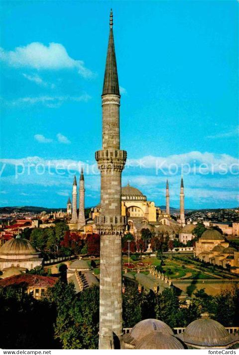 72842568 Istanbul Constantinopel Minaret Blue Mosque St. Sophia  Istanbul - Turkey