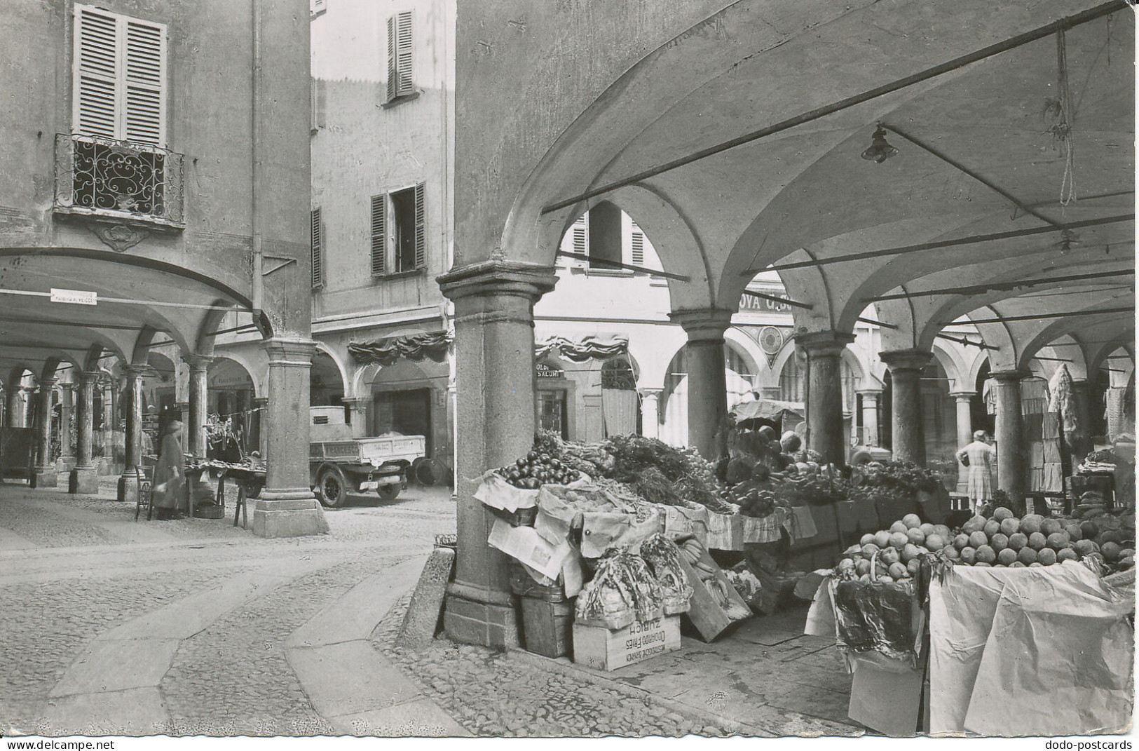 PC32148 Lugano. Portici Di Via Pessina. No 931. 1954 - World