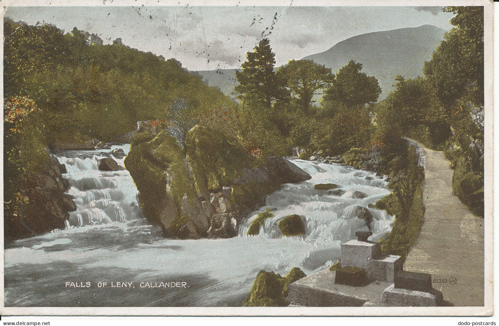 PC33138 Falls Of Leny. Callander. Valentine. Carbo Colour. 1934 - Monde