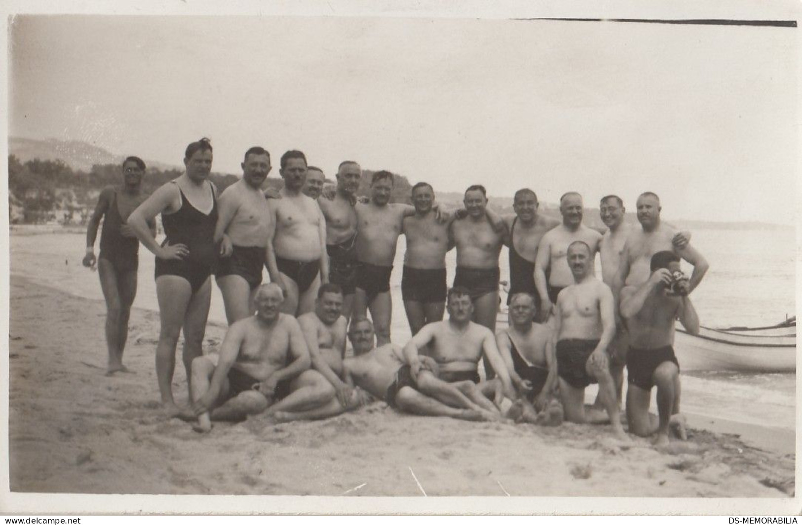 Varna - Group Of Nude Men At Beach 1934 - Bulgaria