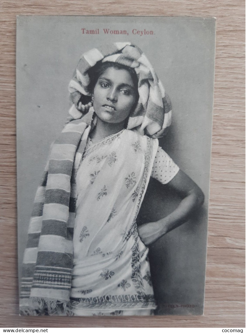 SRI LANKA CEYLAN  CEYLON  TAMIL WOMAN - Sri Lanka (Ceilán)