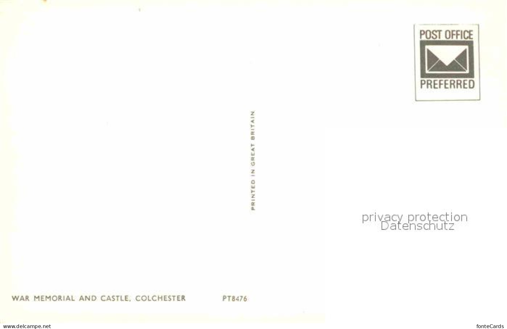72840997 Colchester War Memorial Castle  - Sonstige & Ohne Zuordnung