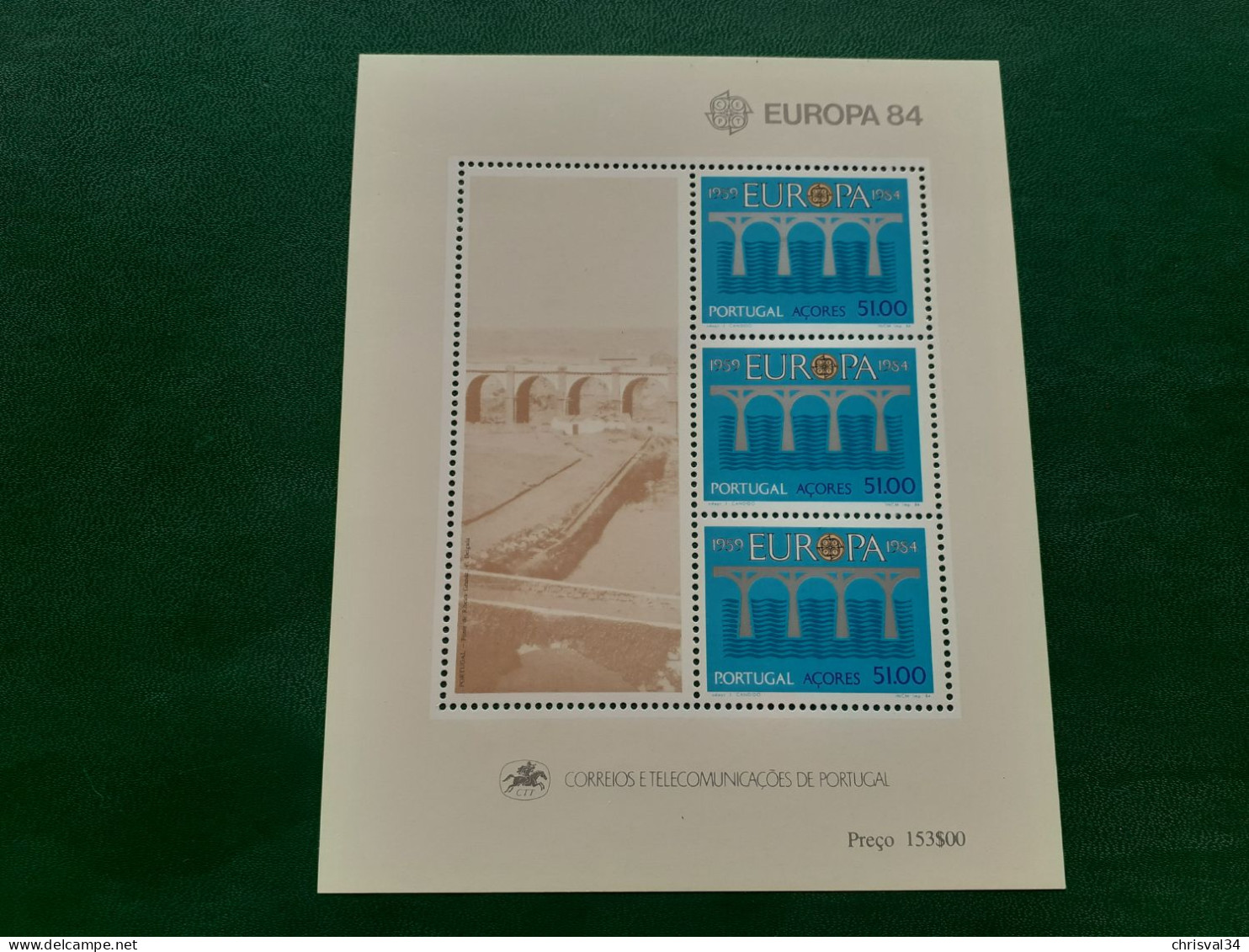 TIMBRES   ACORES  BLOC  FEUILLET  ANNEE  1984    N  5         NEUFS  LUXE** - Azores
