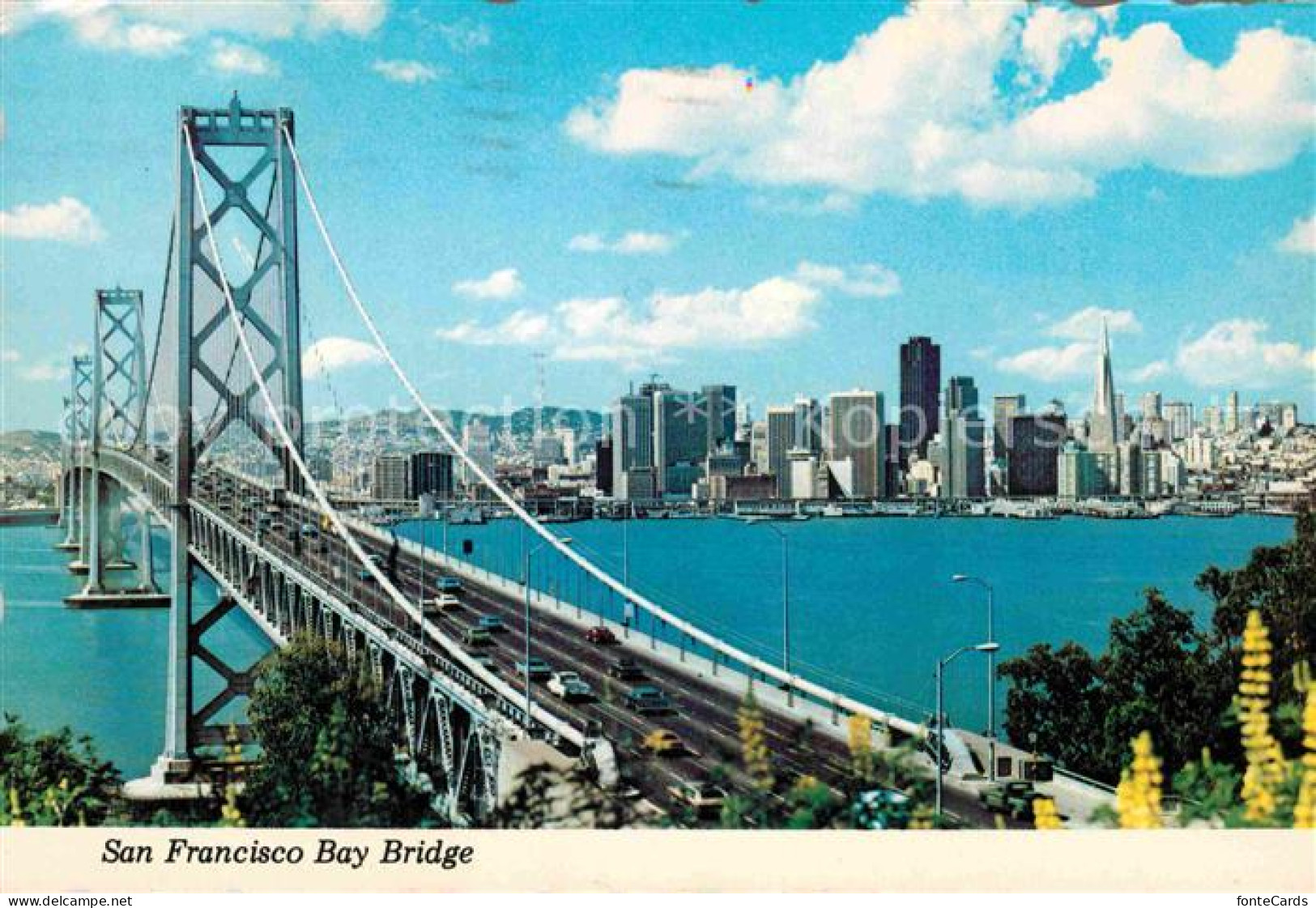 72839370 San_Francisco_California Bay Bridge As Seen From Yerba Buena Island Sky - Altri & Non Classificati