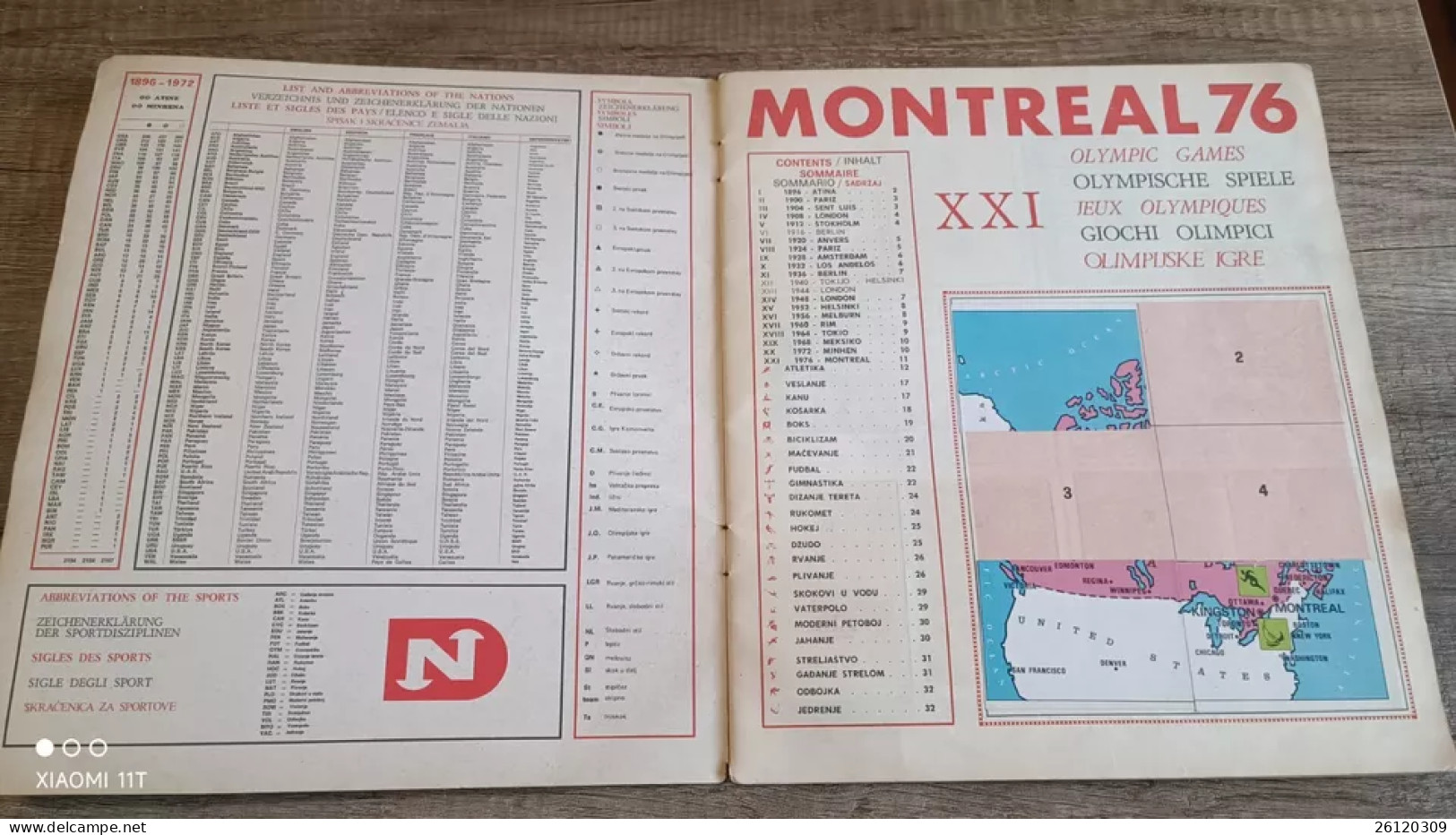 Montreal 1976 Panini Album From Ex Yugoslavian Edition PAYPAL ONLY - Sonstige & Ohne Zuordnung