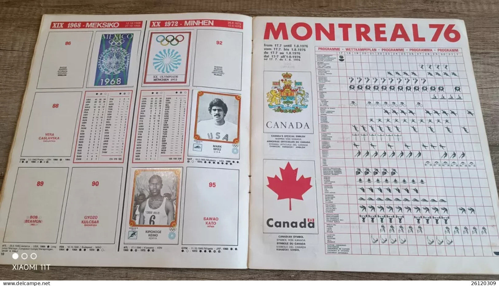 Montreal 1976 Panini Album From Ex Yugoslavian Edition PAYPAL ONLY - Sonstige & Ohne Zuordnung