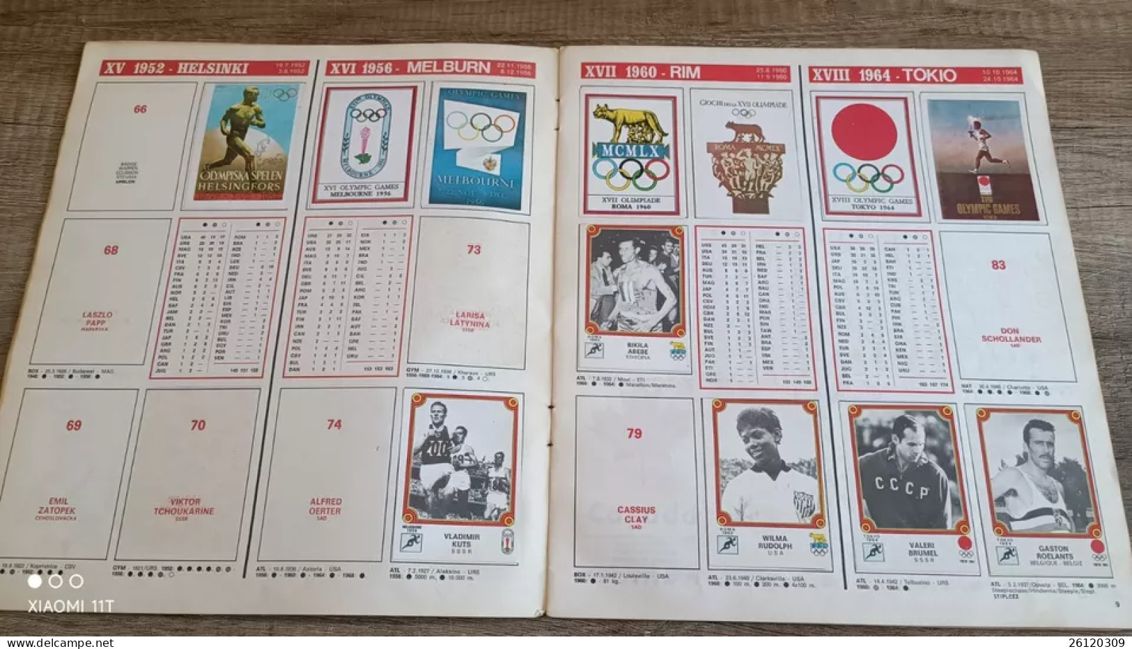 Montreal 1976 Panini Album From ex Yugoslavian Edition PAYPAL ONLY