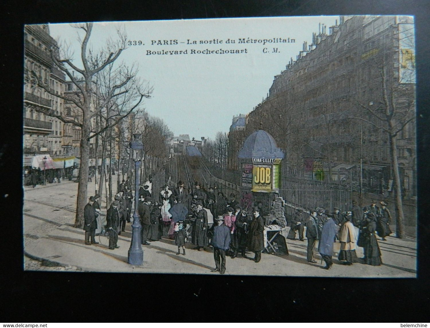 PARIS                               LA SORTIE DU METROPOLITAIN             BOULEVARD ROCHECHOUART - Distretto: 18