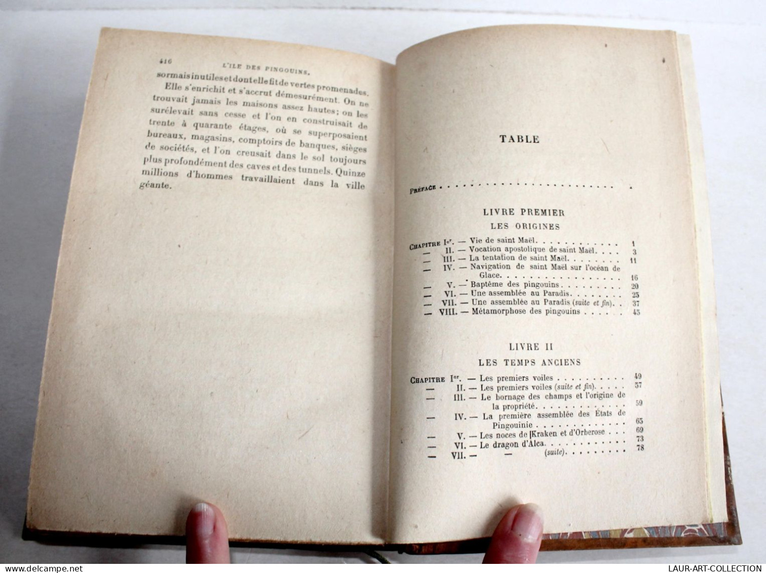 L'ILE DES PINGOUINS Par ANATOLE FRANCE 1917 CALMANN LEVY EDITEURS, LIVRE ANCIEN XXe SIECLE (2204.103) - 1901-1940