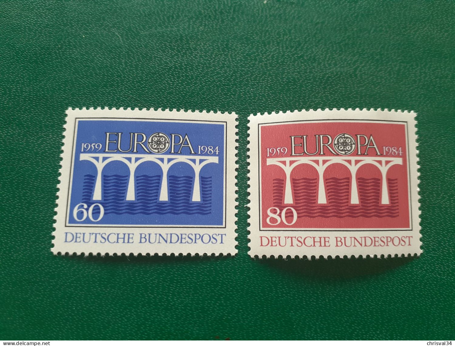 TIMBRES   ALLEMAGNE  ANNEE  1984    N  1042  /  1043         NEUFS  LUXE** - Nuovi