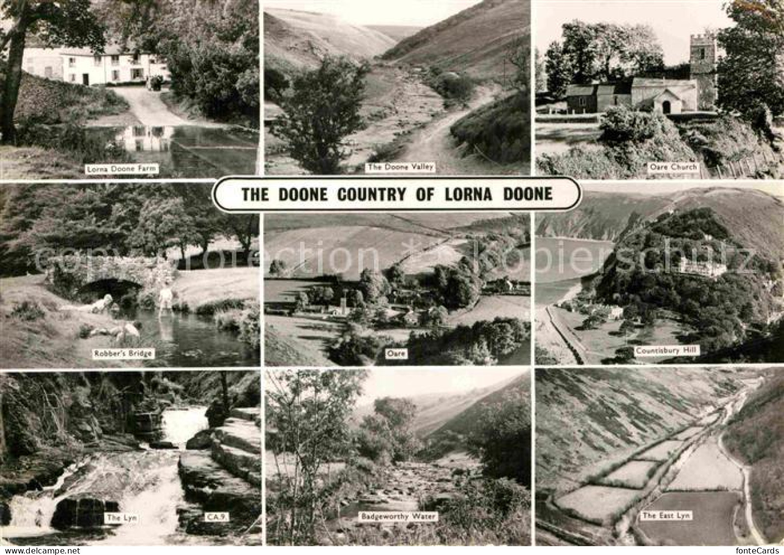 72831712 Minehead West Somerset Lorna Doone Farm Rubbers Bridge Church   - Andere & Zonder Classificatie