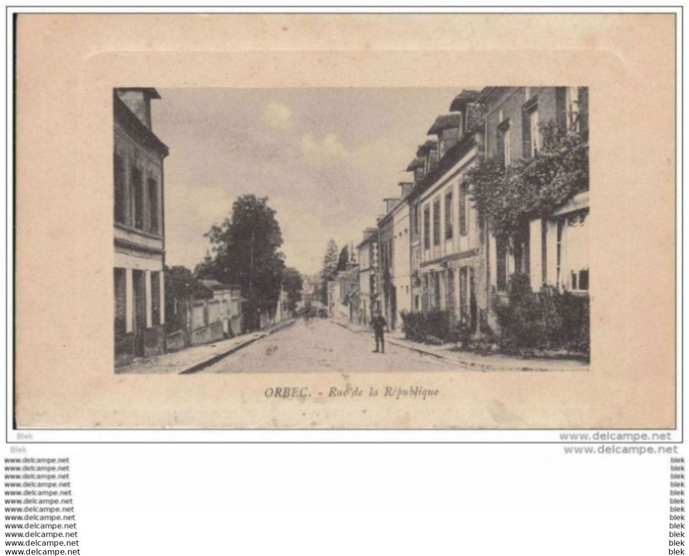 14. Calvados : Orbec . Rue De La République . - Orbec