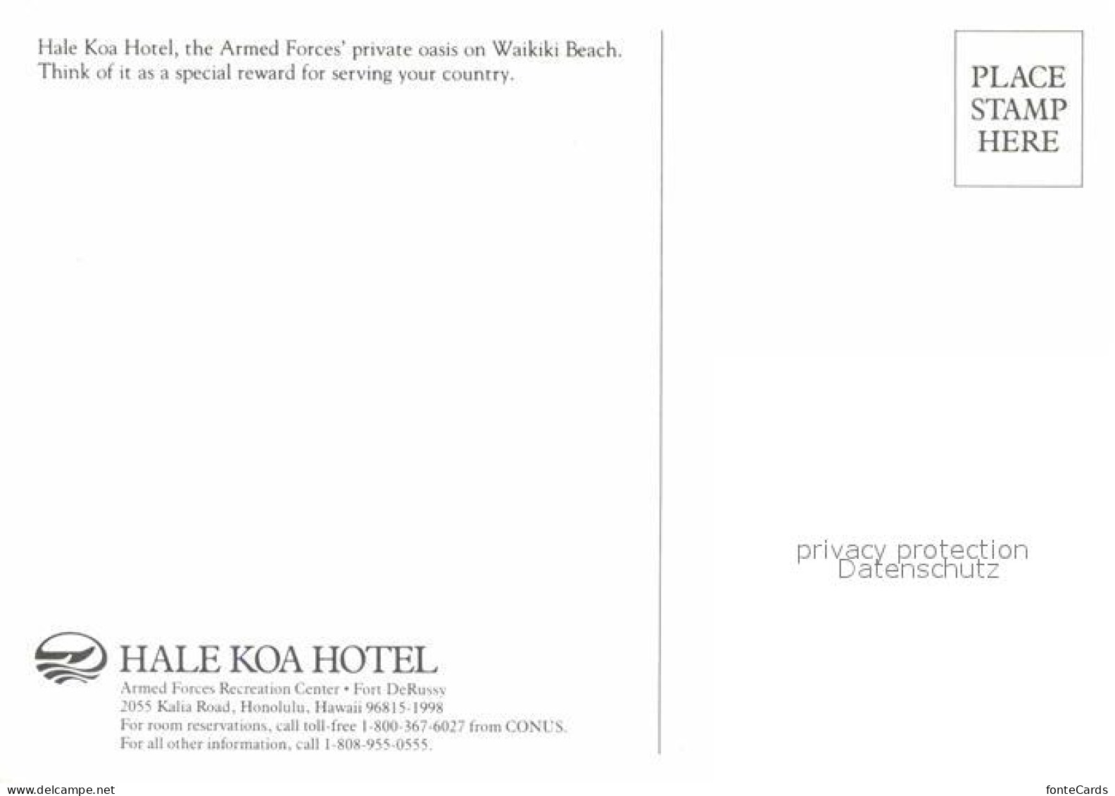 72826936 Waikiki Hale Koa Hotel  - Autres & Non Classés