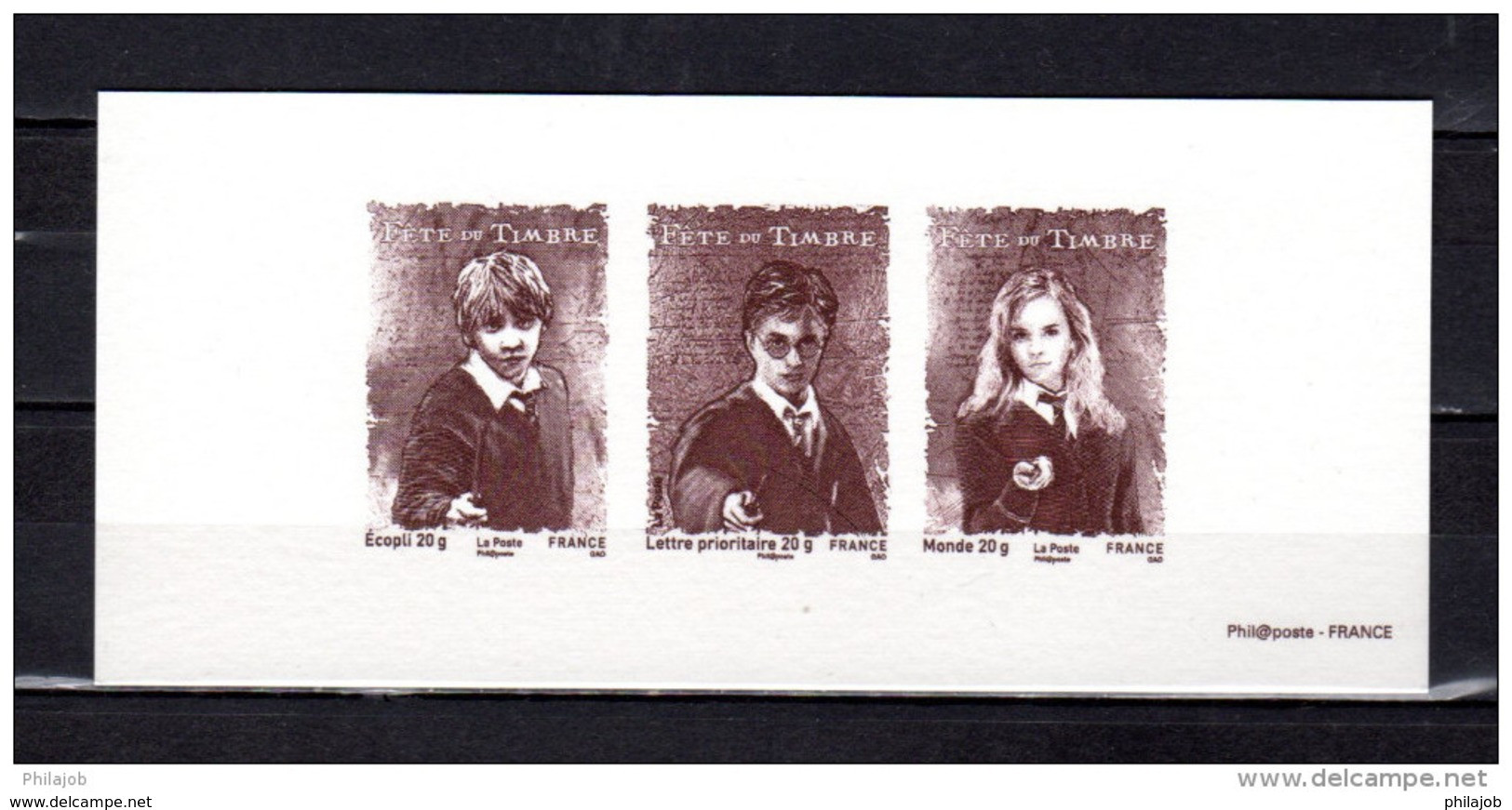 " FDT 2007 : HARRY POTTER RON WEASLEY HERMIONE GRANGER " Sur Gravure Officielle De France N° YT 4024 à 4026 A Saisir ! - Cómics