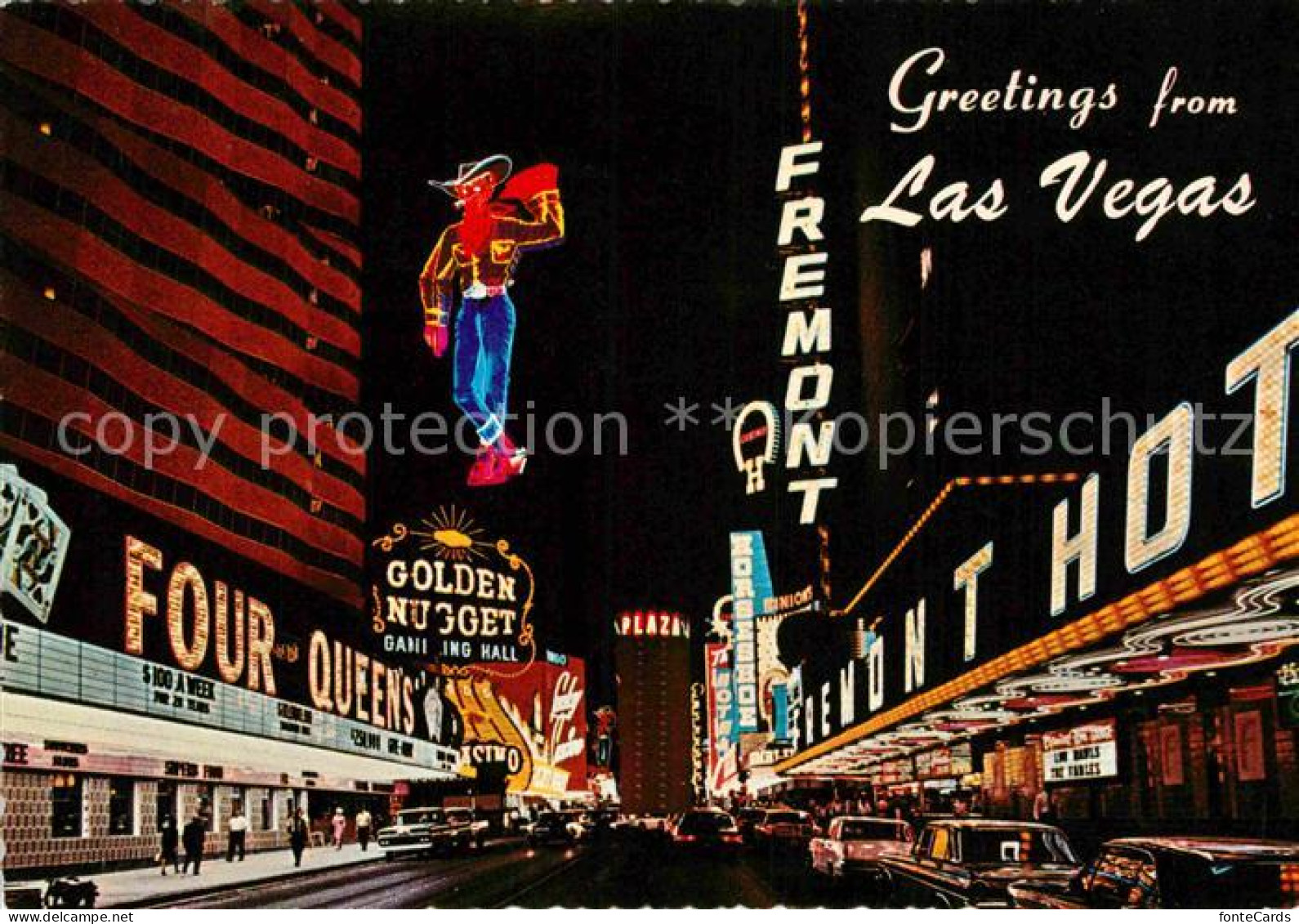 72824874 Las_Vegas_Nevada Fremont Street At Night - Andere & Zonder Classificatie