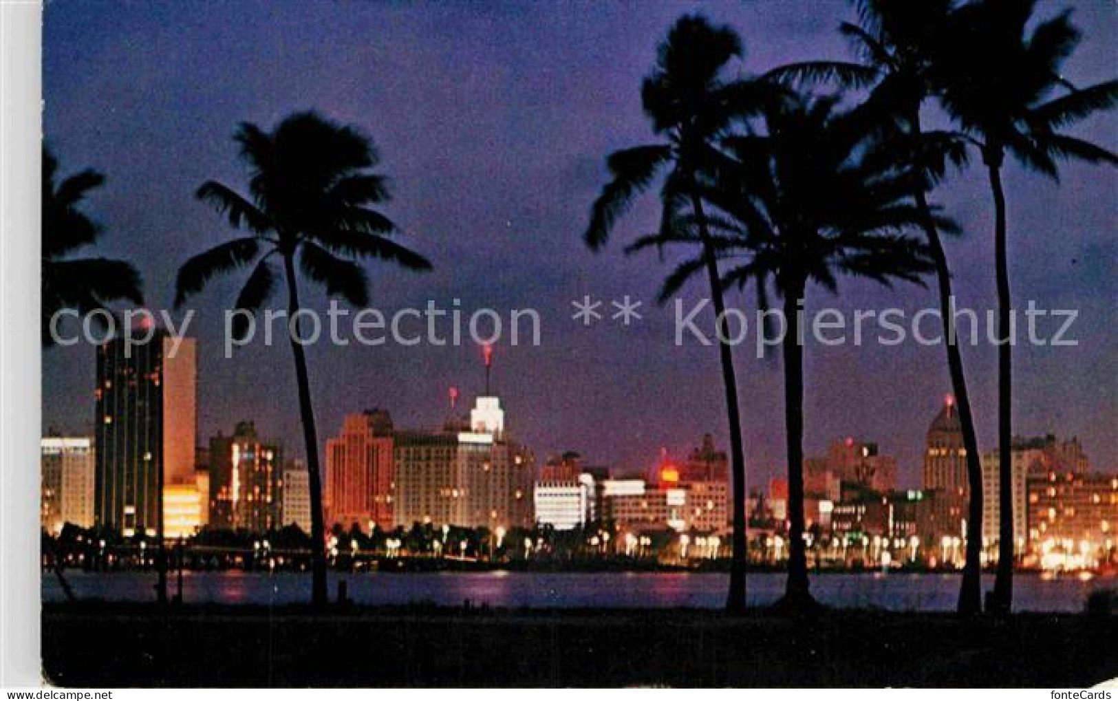 72824047 Miami_Florida Tropical Panorama Of A Brilliant Sunset - Andere & Zonder Classificatie