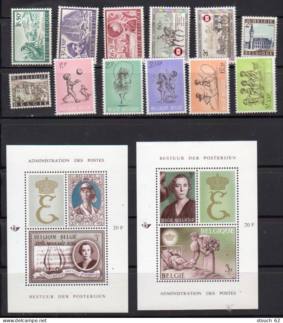 Belgique 1966, Année Complète Neuve, 1360 / 1404** - Full Years