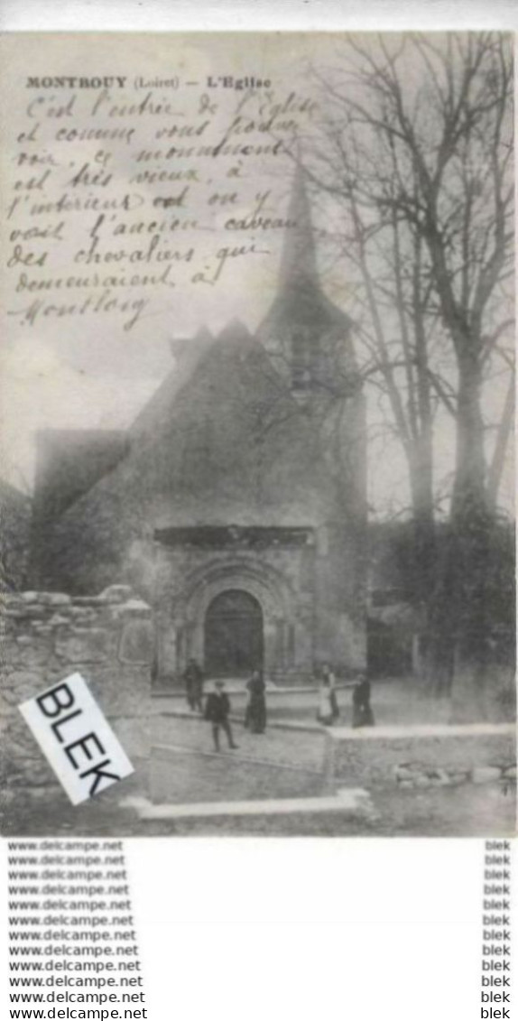45 . Loiret : Montbouy : L ' église . - Otros & Sin Clasificación