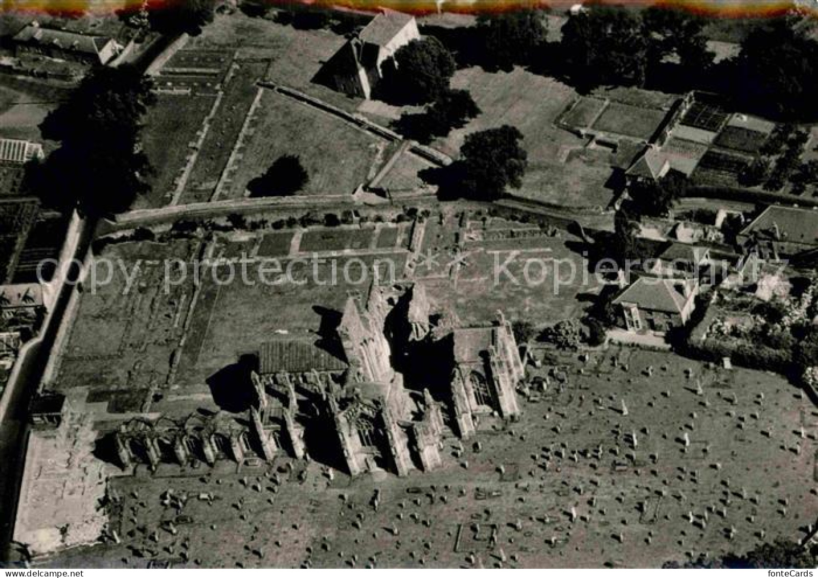 72822974 Cambridge Cambridgeshire Fliegeraufnahme Melrose Abbey Cambridge - Sonstige & Ohne Zuordnung