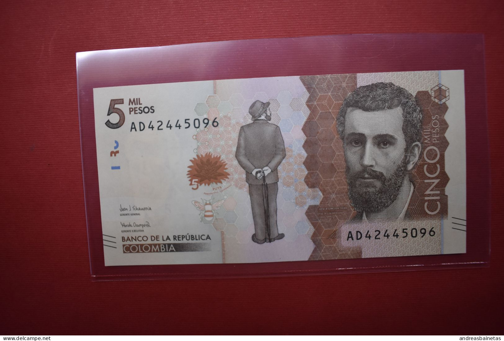 Banknotes Colombia 5000 Pesos 2017 UNC - Kolumbien