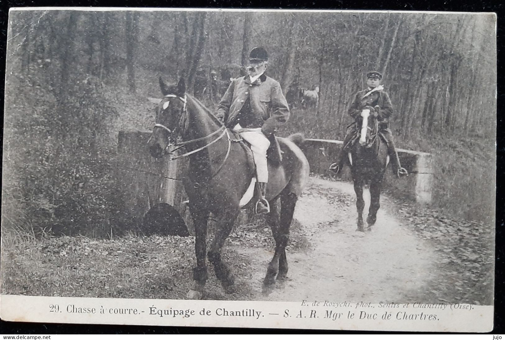 Chasse à Courre  - Equipage De  Chantilly - S.A.R. Mgr Le Duc De Chartres - Jagd