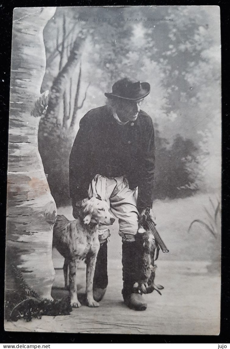 CPA - Chasseur Et Chien - Retour De Chasse - Chasse