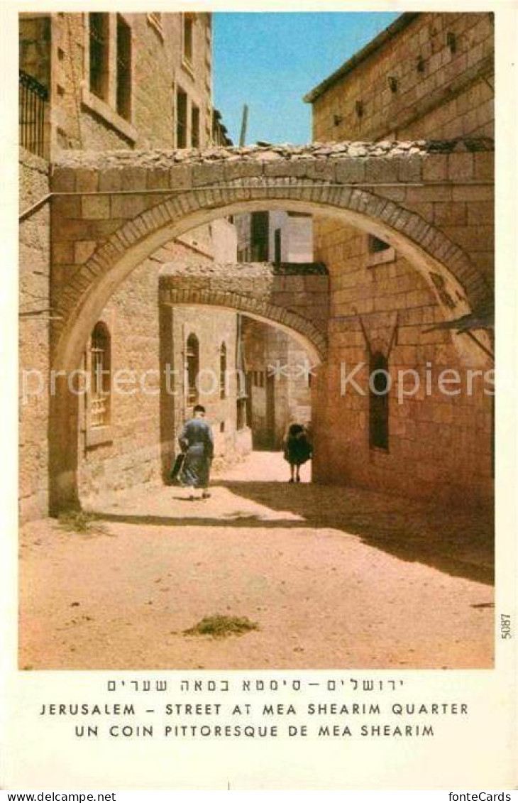 72818379 Jerusalem Yerushalayim Street At Mea Shearim Quarter  - Israel