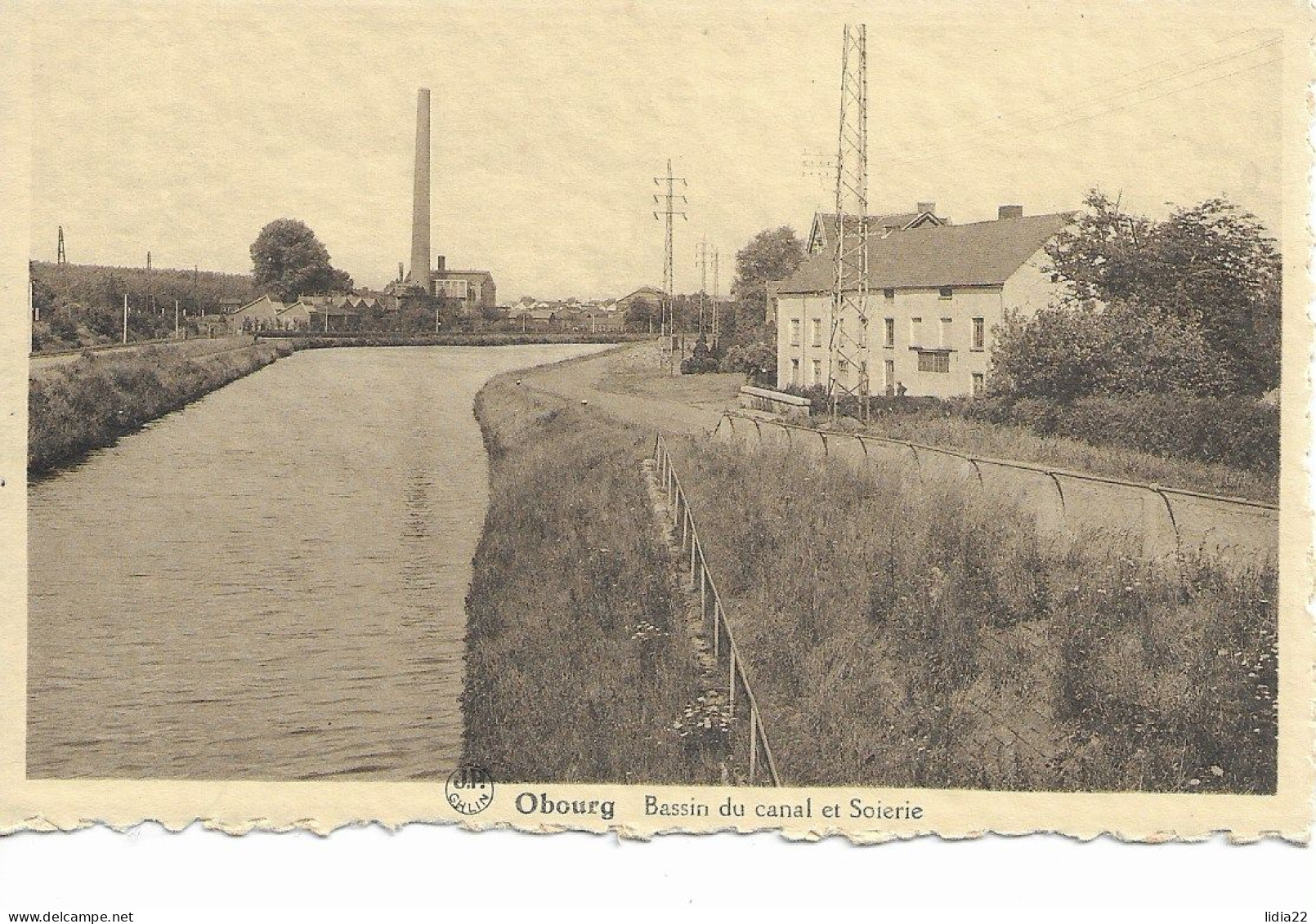 Obourg (Mons)    Bassin Du Canal Et Soierie - Mons