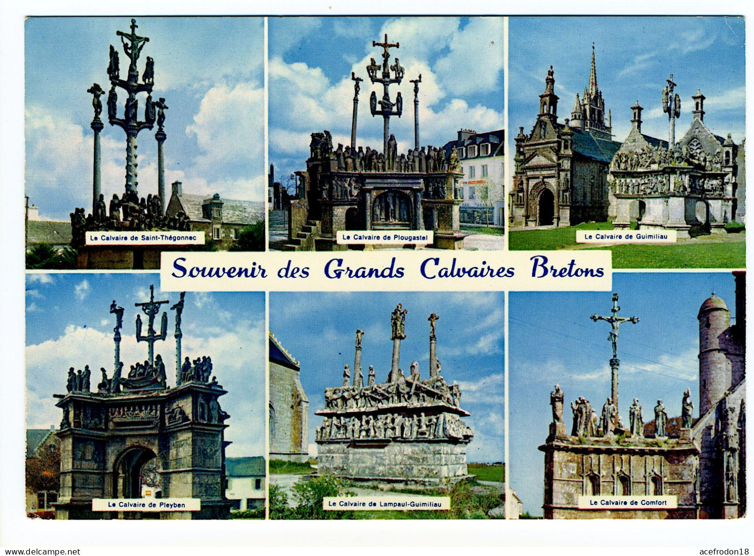 Carte Multivues - GRANDS CALVAIRES BRETONS - Other & Unclassified