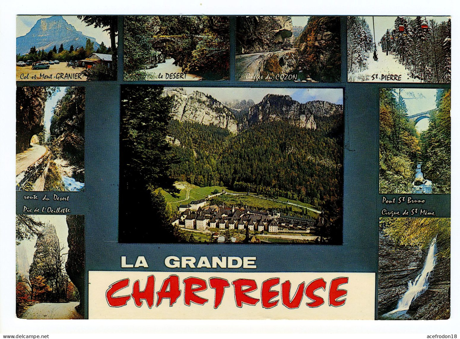 Carte Multivues - LA GRANDE CHARTREUSE - Autres & Non Classés