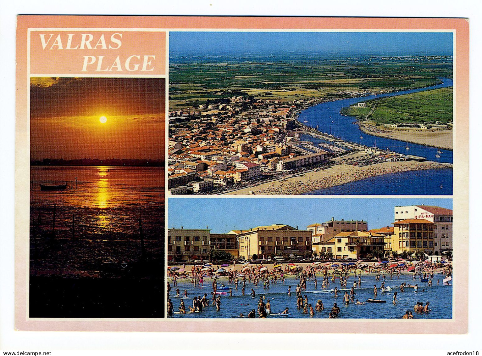 Carte Multivues - VALRAS PLAGE - Andere & Zonder Classificatie