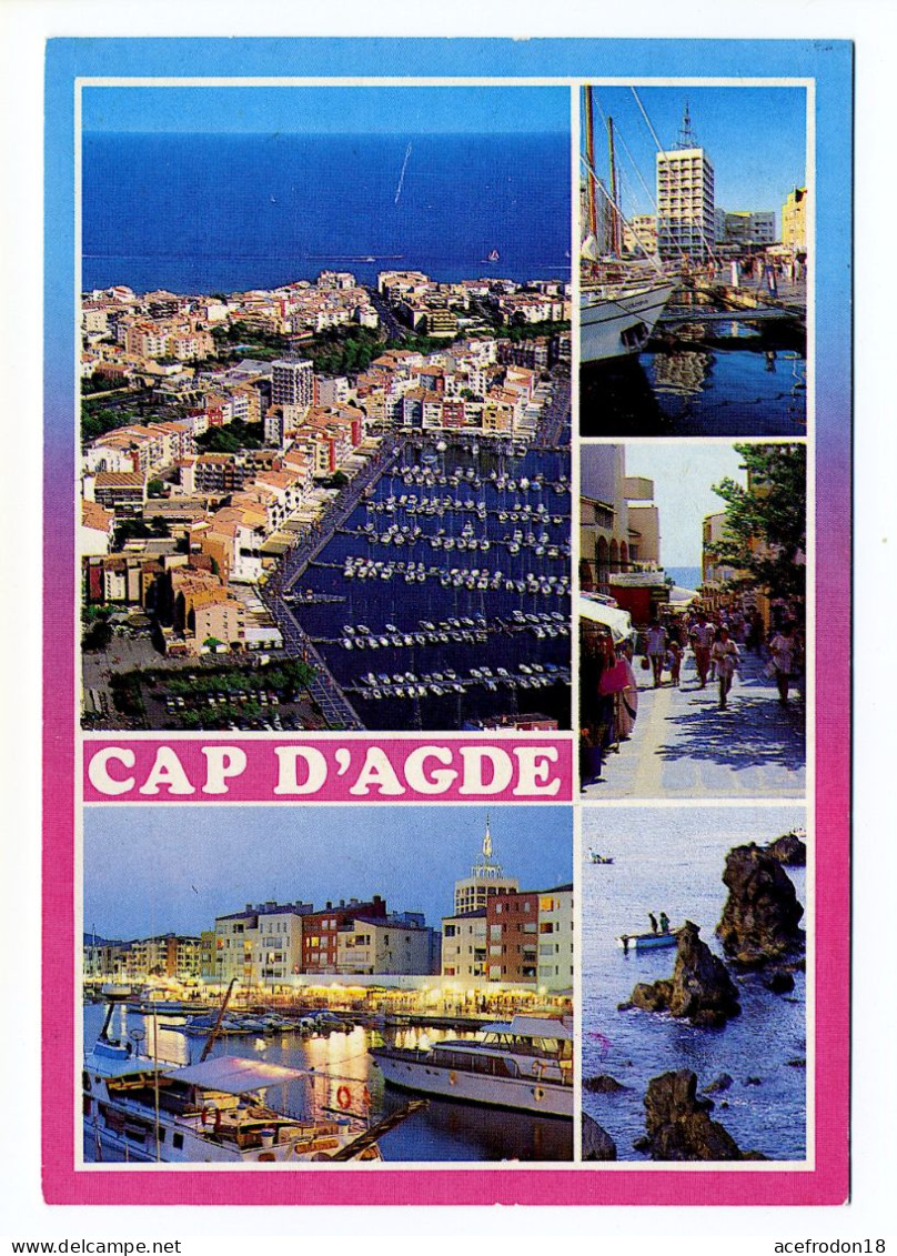 Carte Multivues - CAP D'AGDE - Autres & Non Classés