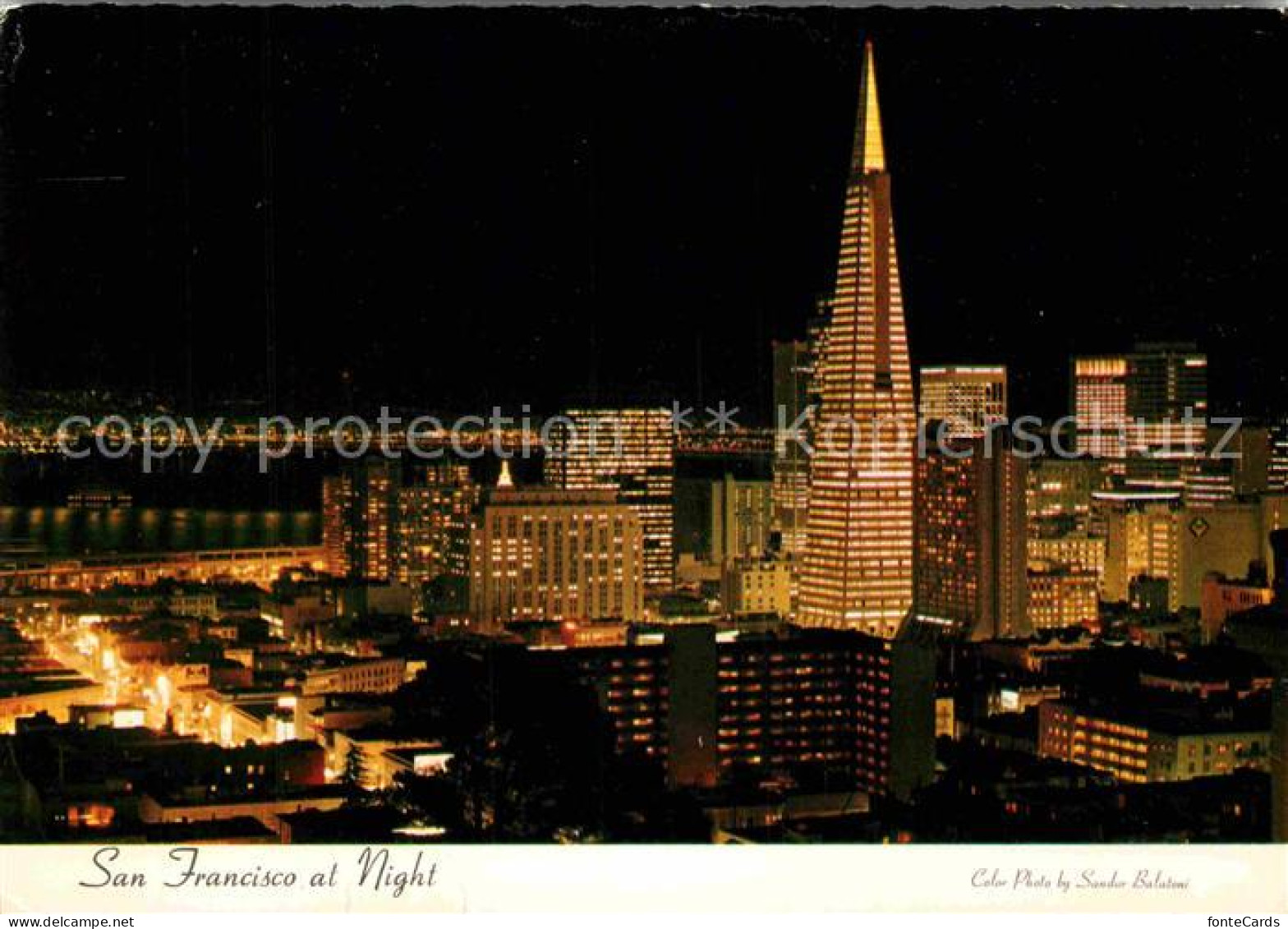 72814624 San_Francisco_California At Night - Andere & Zonder Classificatie